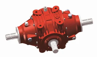 Agricultural machinery gearbox
