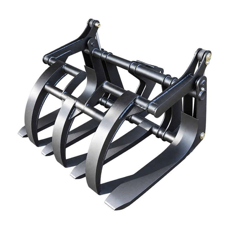 Black loader grapple attachment