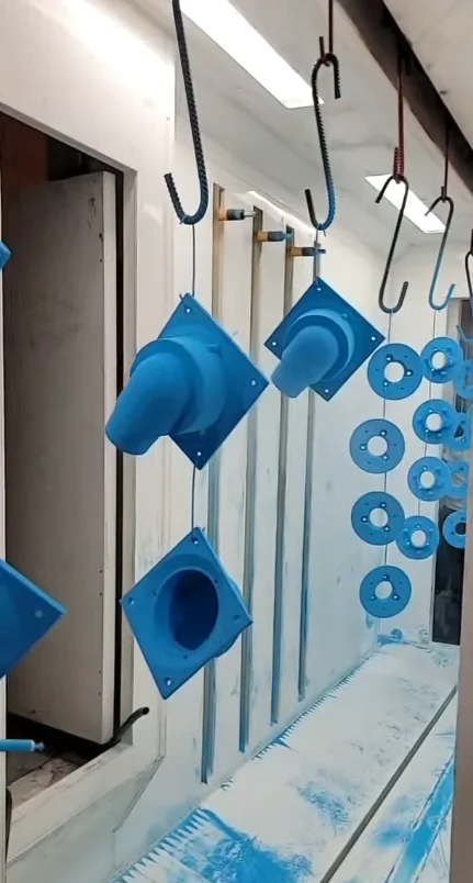 Components on a coating line